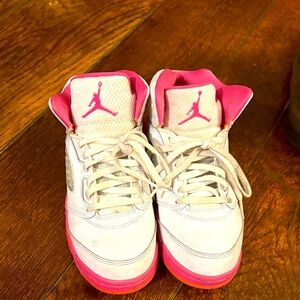 Jordan Kids Sneakers in Pink and White